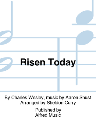 Book cover for Risen Today