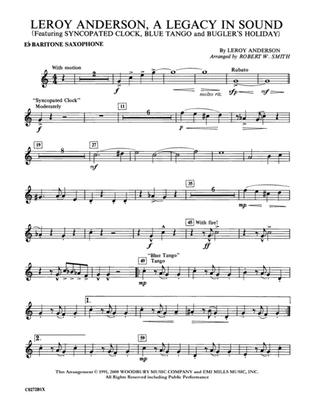 Leroy Anderson -- A Legacy in Sound: E-flat Baritone Saxophone