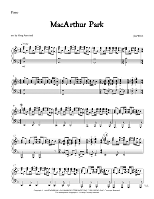 Book cover for Macarthur Park