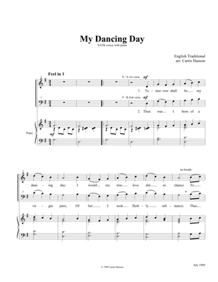 Book cover for My Dancing Day (SATB)