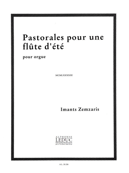 Pastorales Pour Une Flute D