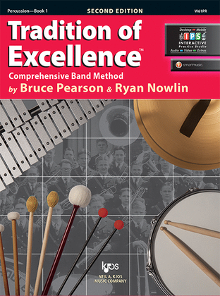 Book cover for Tradition of Excellence Book 1 - Percussion