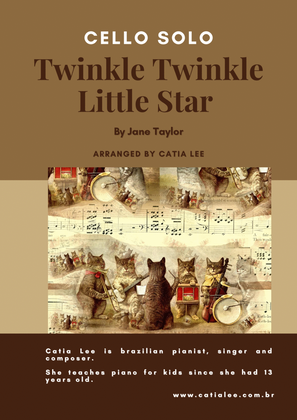 Twinkle Twinkle Little Star -Cello Solo A Major