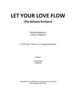 Book cover for Let Your Love Flow