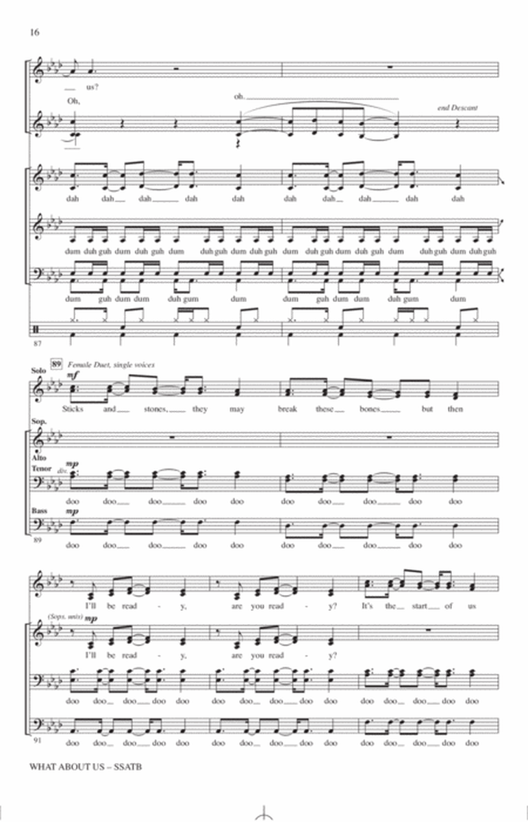 What About Us (arr. Paul Langford)