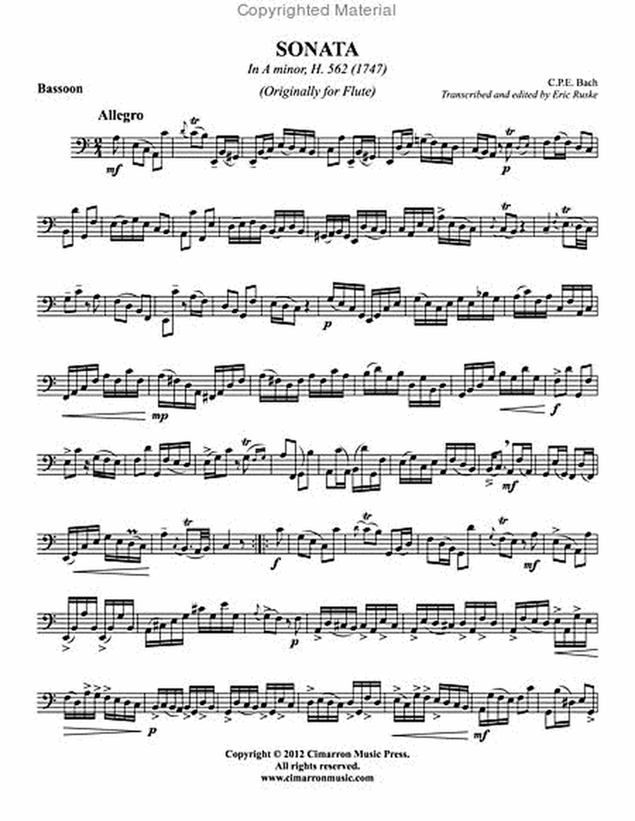 Sonata for Flute and Piano