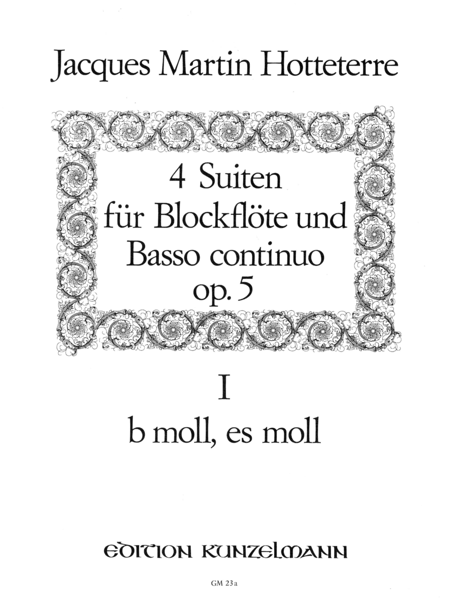 Suites (4) Op.5 Volume 1