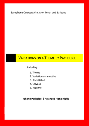 Book cover for Variations on a Theme by Pachelbel