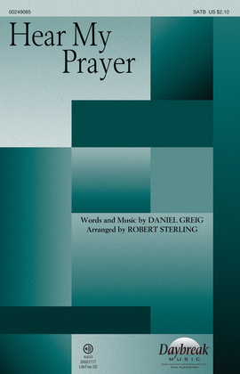 Book cover for Hear My Prayer