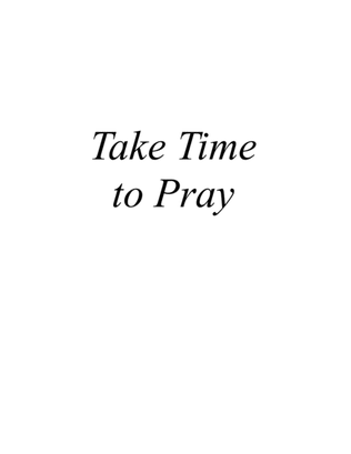 Book cover for Take Time to Pray