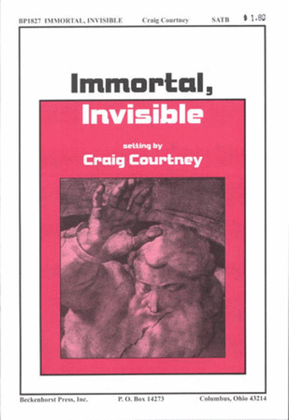 Book cover for Immortal, Invisible