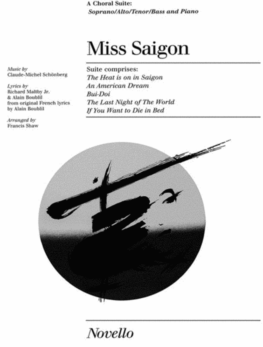 Miss Saigon Selections Satb
