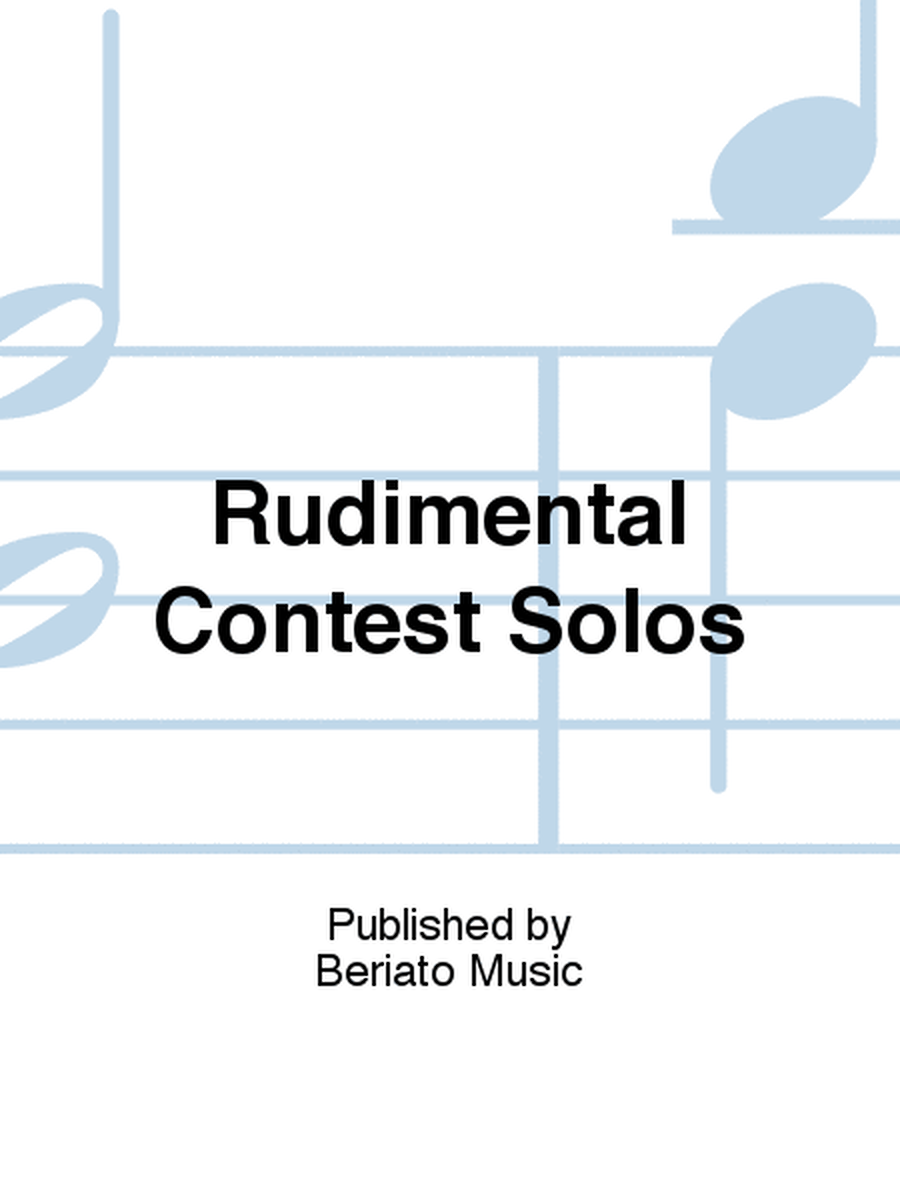 Rudimental Contest Solos