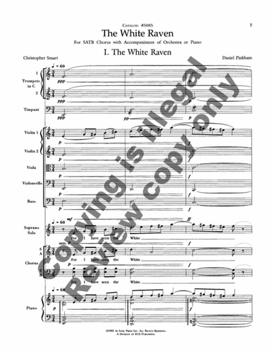 The White Raven (Full Score)