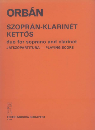 Book cover for Duo für Sopran und Klarinette
