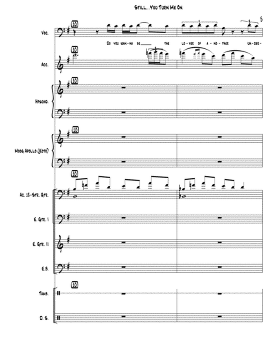 Still…You Turn Me On [Emerson, Lake & Palmer] (full score & set of parts) image number null