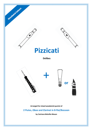 Book cover for Pizzicati (2 flutes, oboe and clarinet/bassoon)