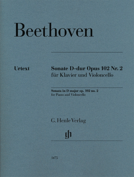 Cello Sonata D Major Op. 102, No. 2