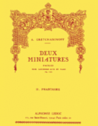 Book cover for Suite Miniature Op. 145, No. 9 - Phantasme