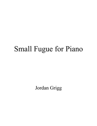 Book cover for Small Fugue for Piano