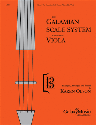 Book cover for The Galamian Scale System For Viola (Volume 1)