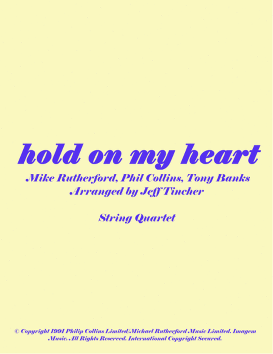 Hold On My Heart image number null