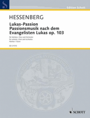 Book cover for Lukas - Passion Op. 103