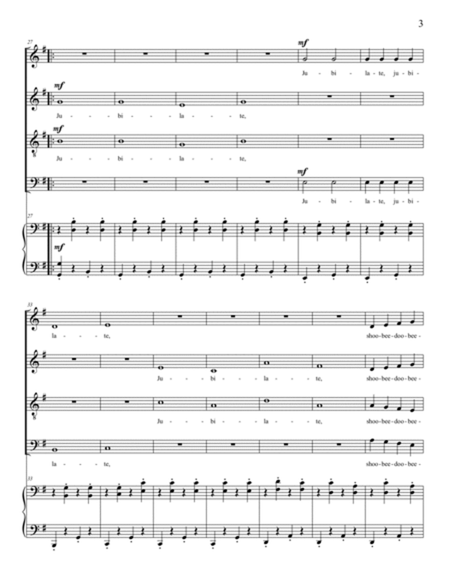 Jubilate! (SATB) image number null