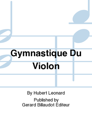 Book cover for Gymnastique Du Violon