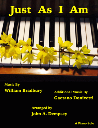 Book cover for Just As I Am (Piano Solo)