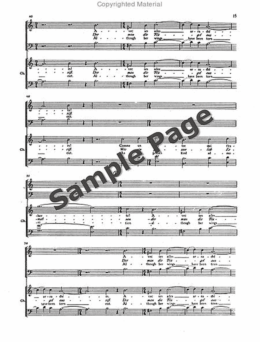 Canticle To Hope Vocal Score