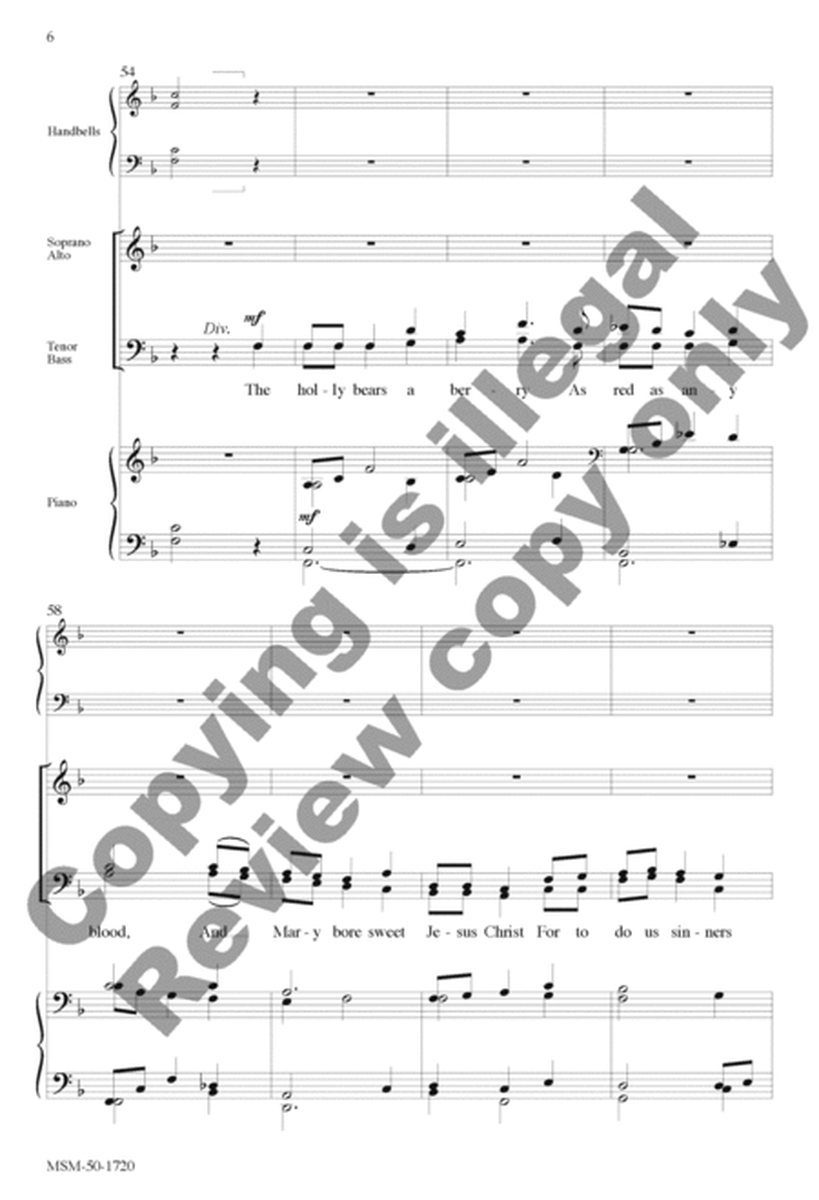 The Holly and the Ivy (Choral Score) image number null