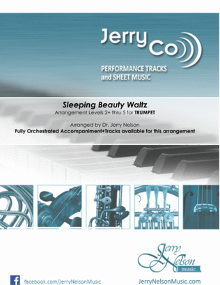 Book cover for Sleeping Beauty Waltz (Arrangements Level 2+ thru 5 for TRUMPET + Written Acc)