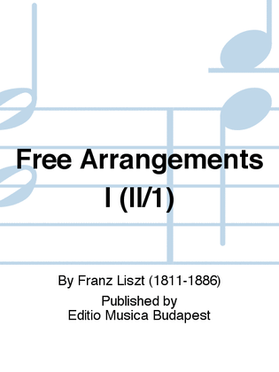 Book cover for Free Arrangements I (II/1)