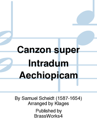 Canzon super Intradum Aechiopicam