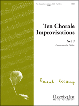 Book cover for Ten Chorale Improvisations, Set 9