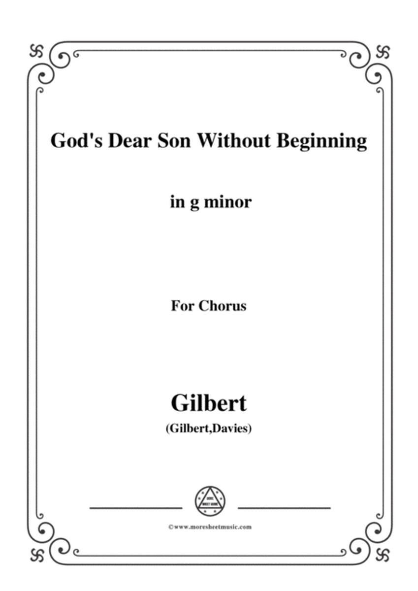 Gilbert-Christmas Carol,God's Dear Son Without Beginning,in g minor,for Chorus image number null