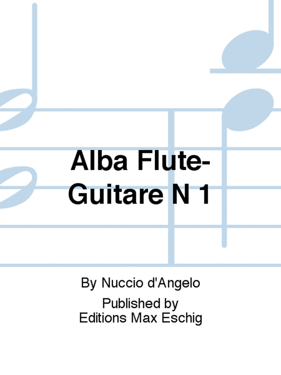 Alba Flute-Guitare N 1