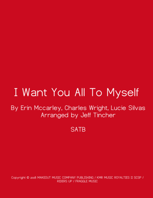 Book cover for I Want You All To Myself