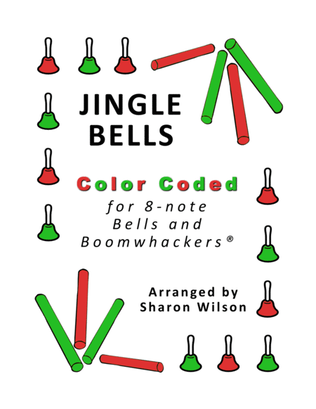 Jingle Bells (for 8-note Bells and Boomwhackers with Color Coded Notes)