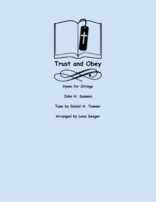 Book cover for Trust and Obey (two violins and cello)