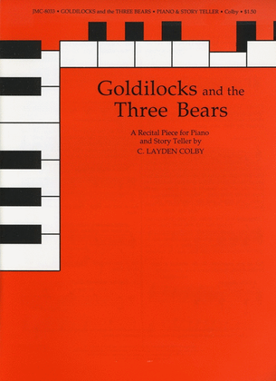 Book cover for Goldilocks and the Three Bears - Easy Piano & Story Teller