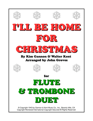 Book cover for I'll Be Home For Christmas