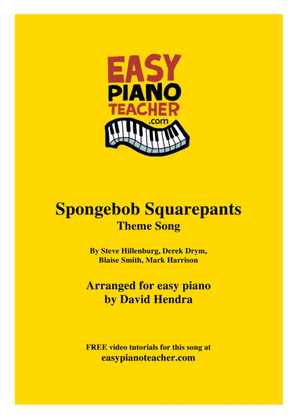 Book cover for Spongebob Squarepants Theme Song