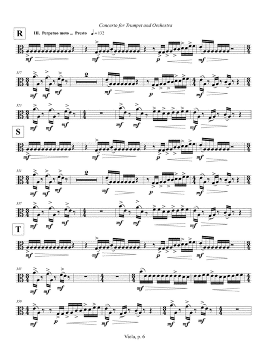 Concerto for Trumpet and Orchestra (2011) Viola part