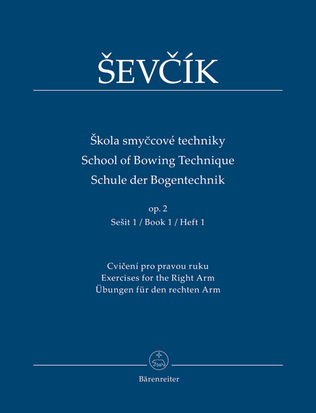 Book cover for School of Bowing Technique op. 2 (Book 1)