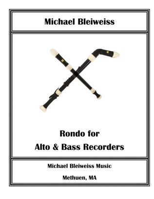 Rondo for Alto and Bass Recorders