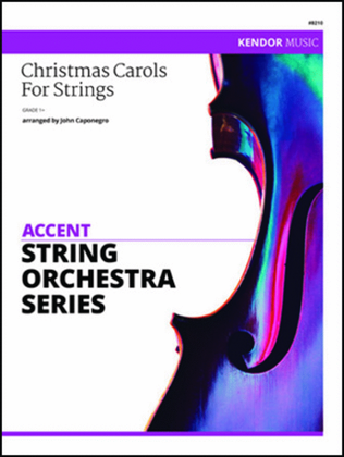Book cover for Christmas Carols For Strings (Full Score)