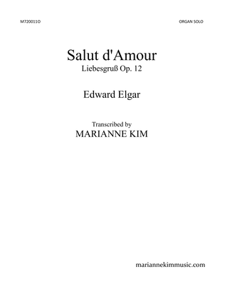 Book cover for Salut d'Amour (Liebesgruß), Op. 12