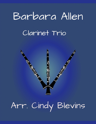 Book cover for Barbara Allen, for Clarinet Trio